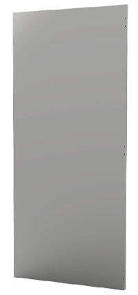 Back Panel Stainless Steel Iso One Side